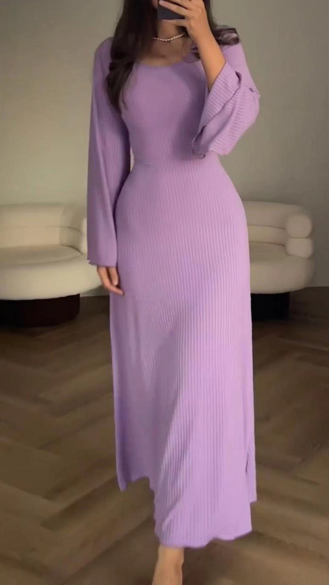 Alison – Robe Longue Élégante