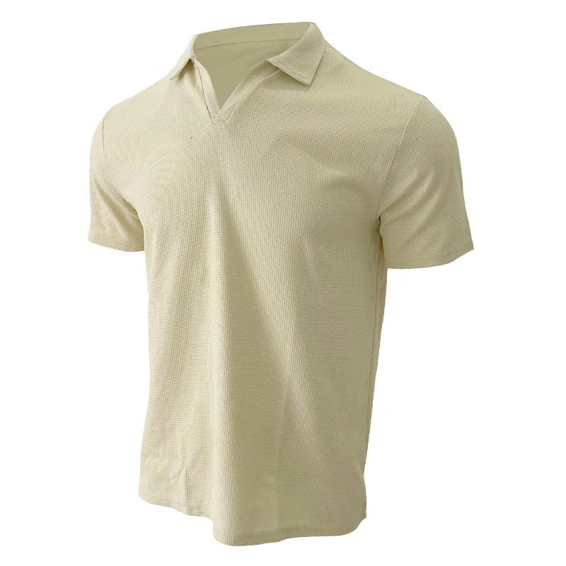 Polo homme manches courtes style slim chic décontracté été