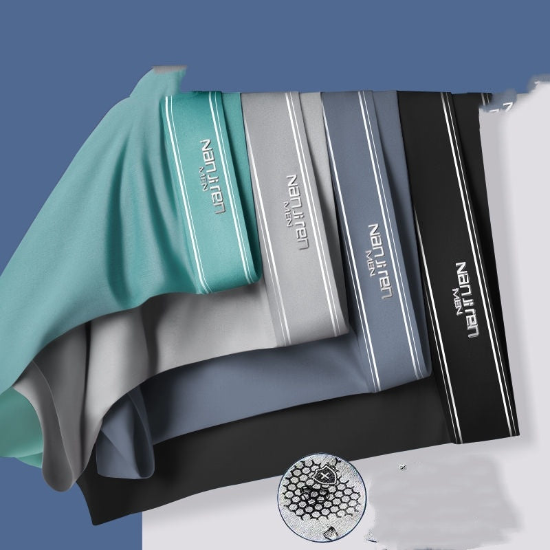 Ian – Sous-vêtements en soie glacée d'été pour hommes en graphène respirant