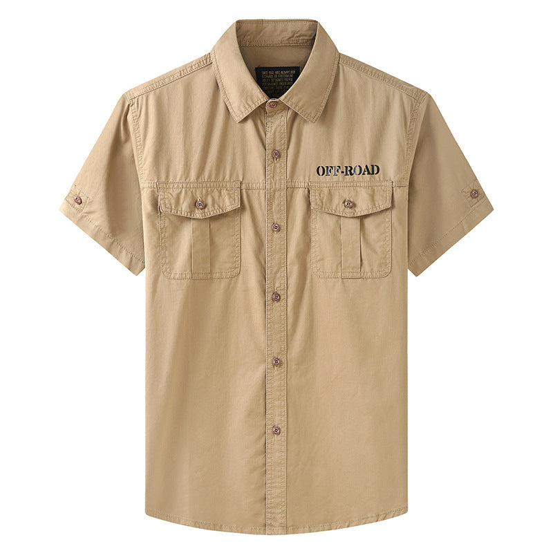 Tommy – Chemise en coton à manches courtes décontractée