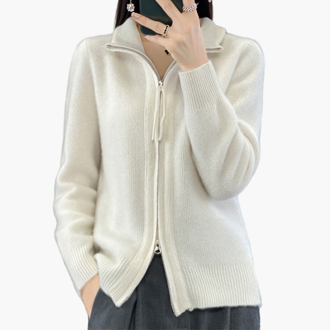 Gilet zippé femme style décontracté élégant pour toutes occasions