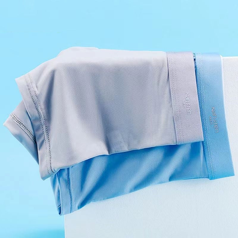 Ian – Sous-vêtements en soie glacée d'été pour hommes en graphène respirant
