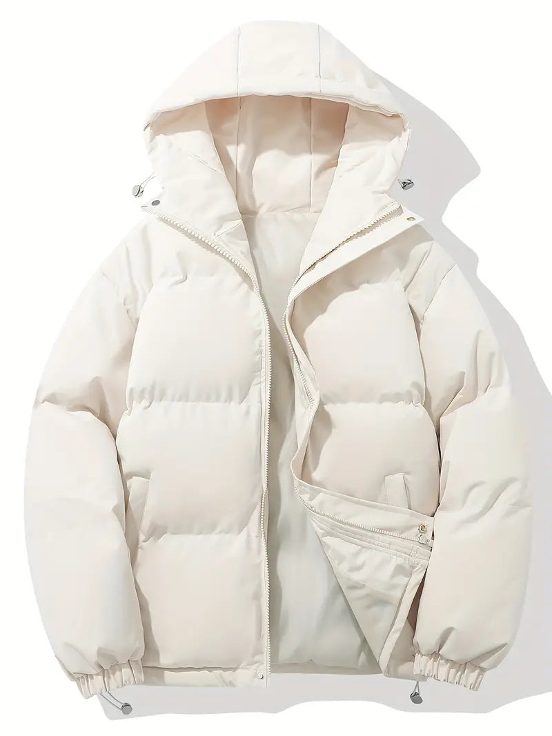 Veste doudoune homme capuche style classique pour hiver – Élégance et chaleur urbaine