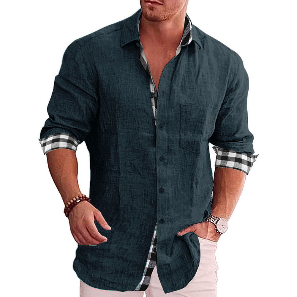 Toby – Chemise Homme à Manches Longues Décontractée