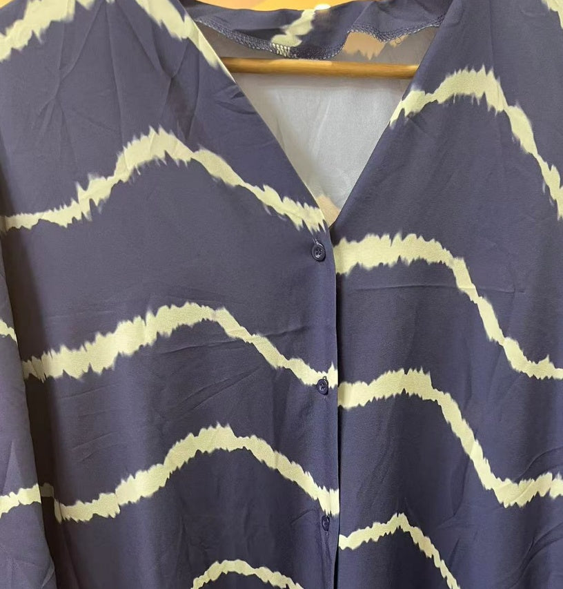 Heather – Robe Longue Cardigan d'Été en Style Rétro