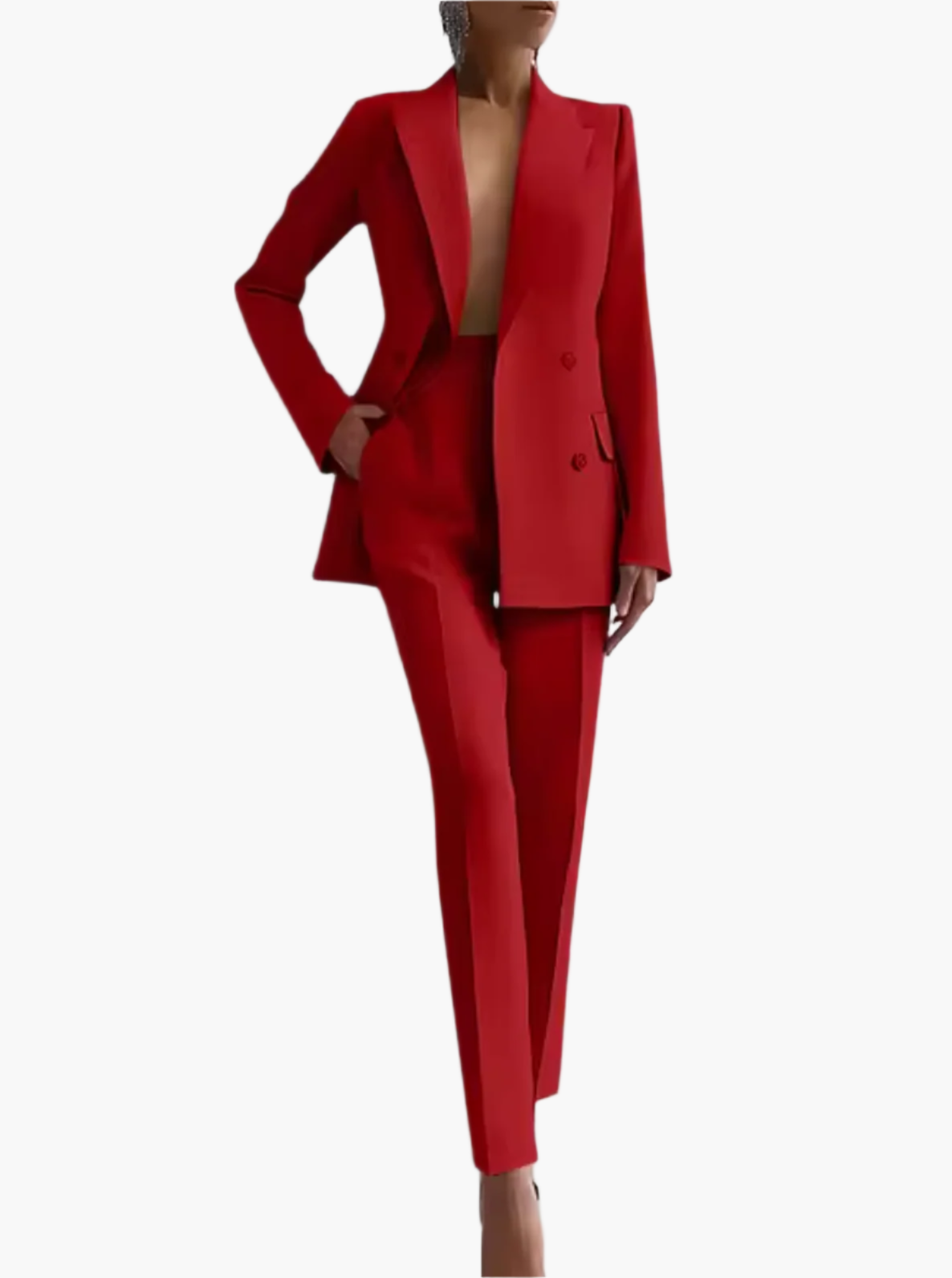 Tailleur Pantalon Femme Chic Professionnel Style Moderne Affaires