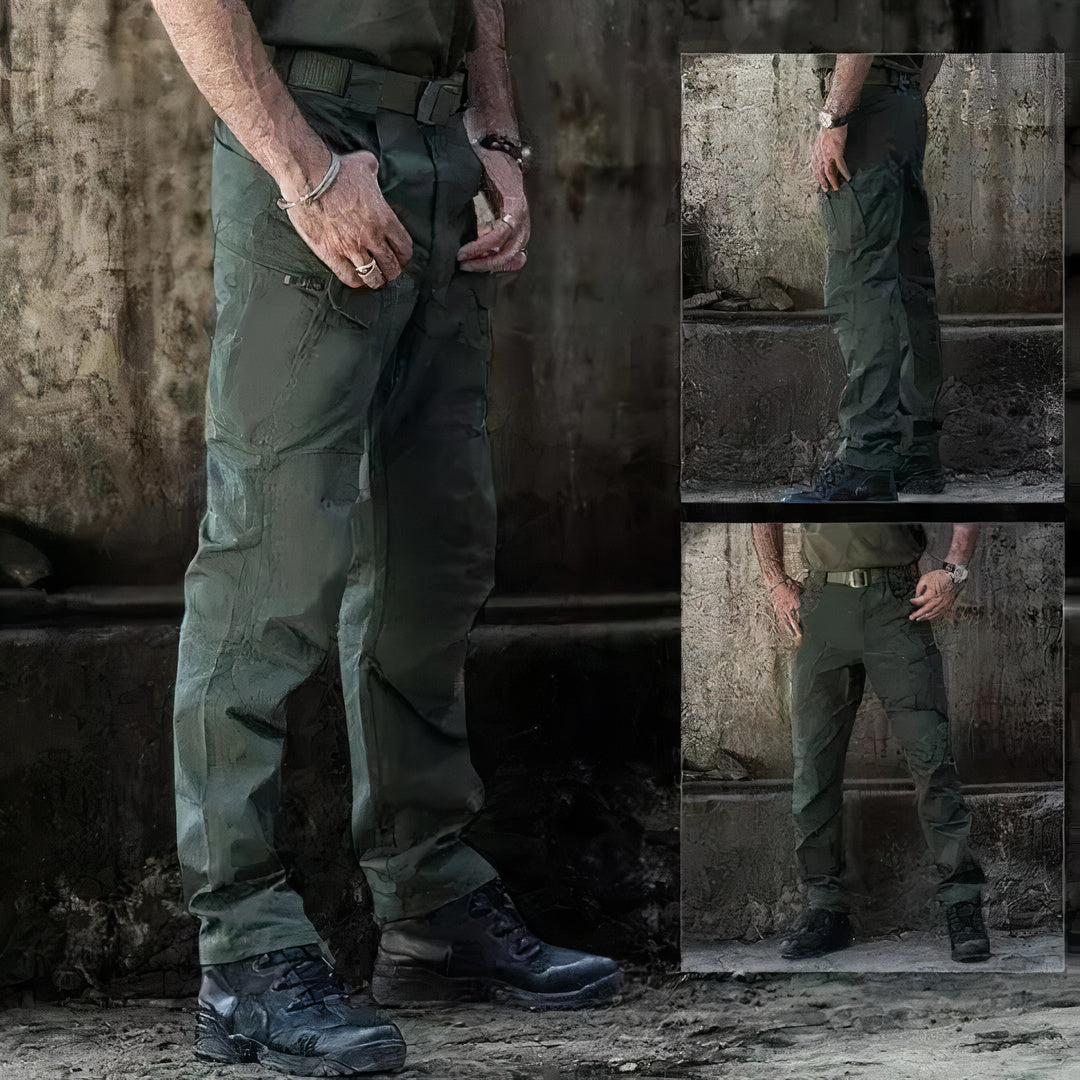 Pantalon cargo tactique homme style utilitaire pour aventure et plein air