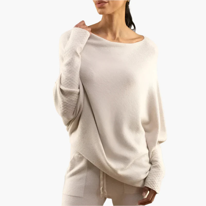 Pull Femme Élégant Style Décontracté pour Tenue Quotidienne et Cocooning