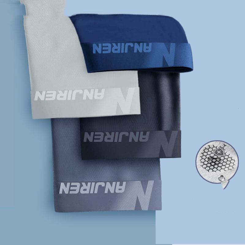 Ian – Sous-vêtements en soie glacée d'été pour hommes en graphène respirant