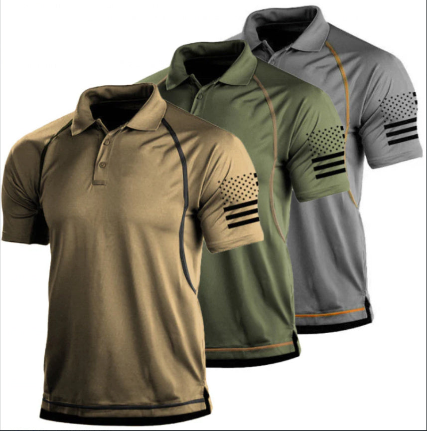 Jason – Polo à Manches Courtes avec Col et Style Asymétrique