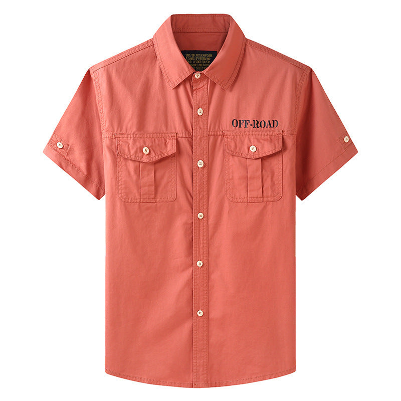 Tommy – Chemise en coton à manches courtes décontractée