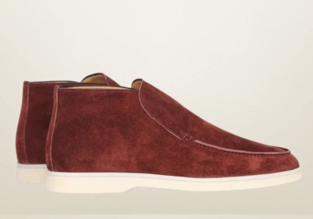 Gary – Mocassins Rétro à Cheville Plate