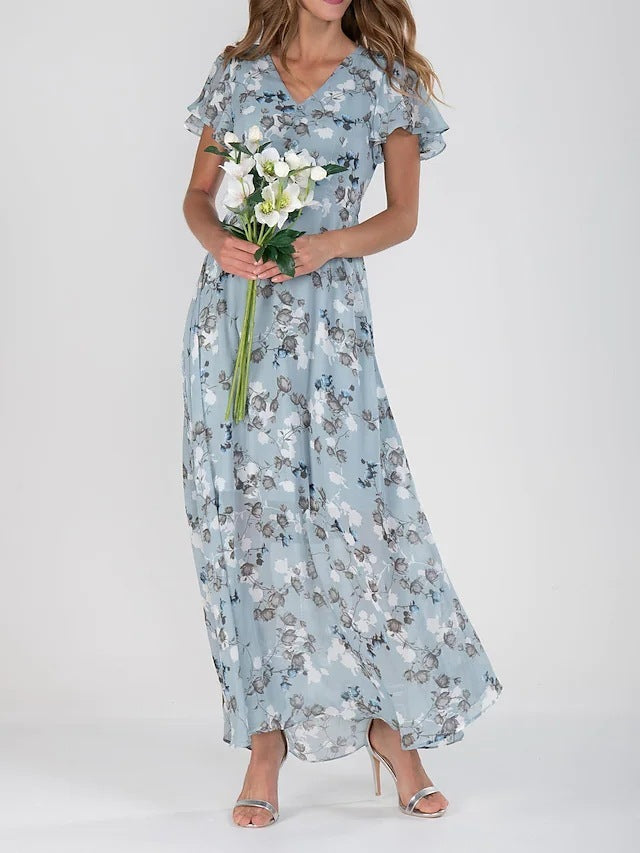 Esme – Robe Imprimée avec Taille Cintrée