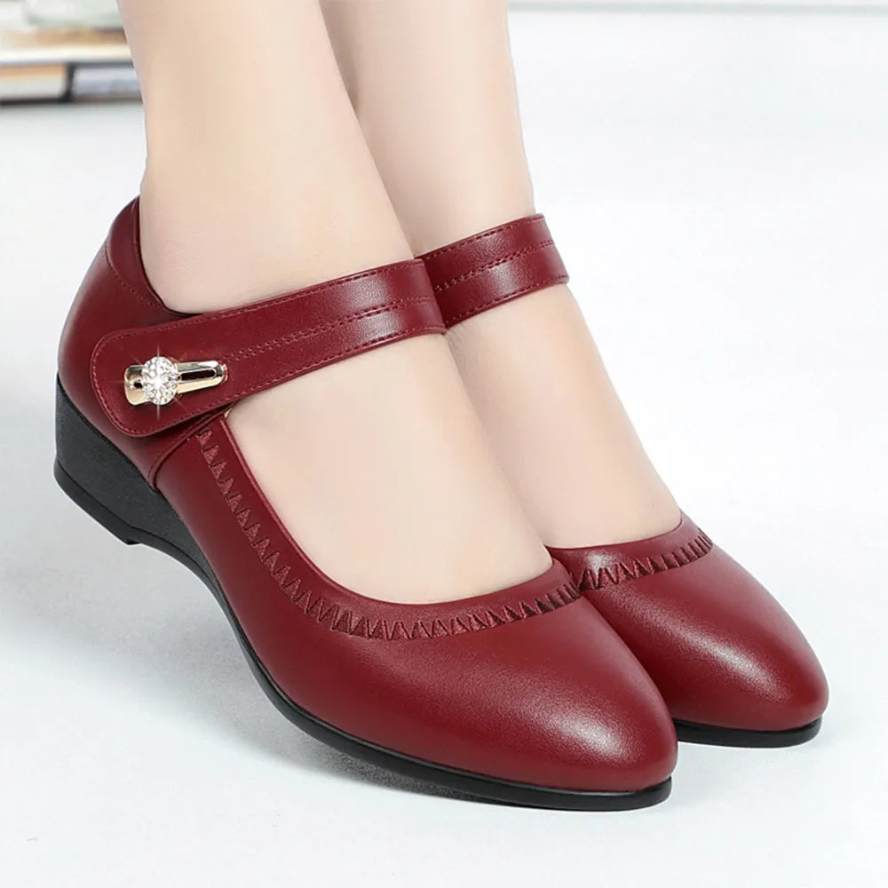 Chaussures à Boucles Confortables pour Femmes