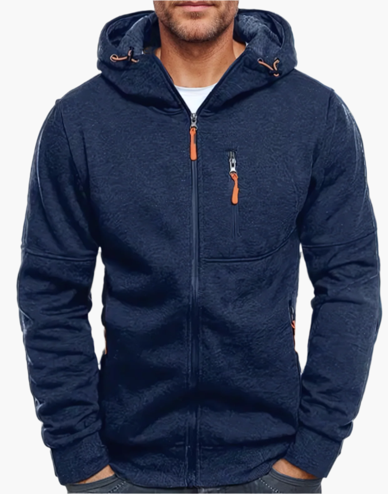 Veste à Capuche Homme Style Sport Décontracté pour Extérieur et Loisirs