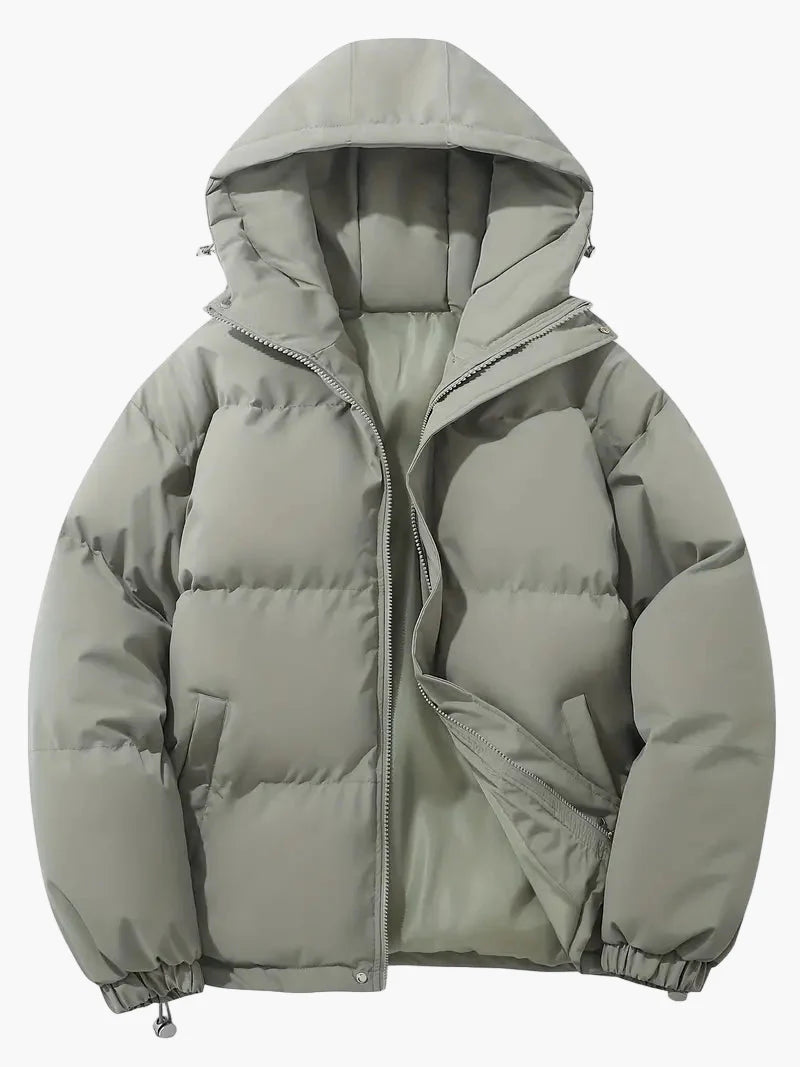 Veste doudoune homme capuche style classique pour hiver – Élégance et chaleur urbaine