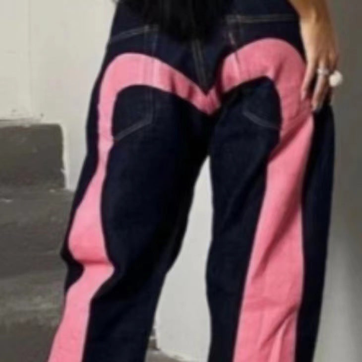 Andrew – Pantalons amples en denim classique