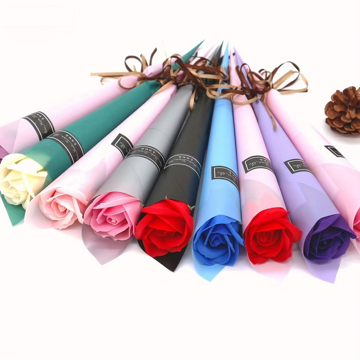 Bouquet Décoratif de Roses Éternelles pour Offrir – Style Élégant, Idéal Fête des Mères, Décoration Maison