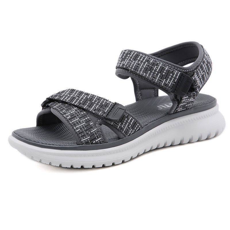 Phoebe – Chaussures de fille étudiantes légères et confortables à talons compensés de style preppy