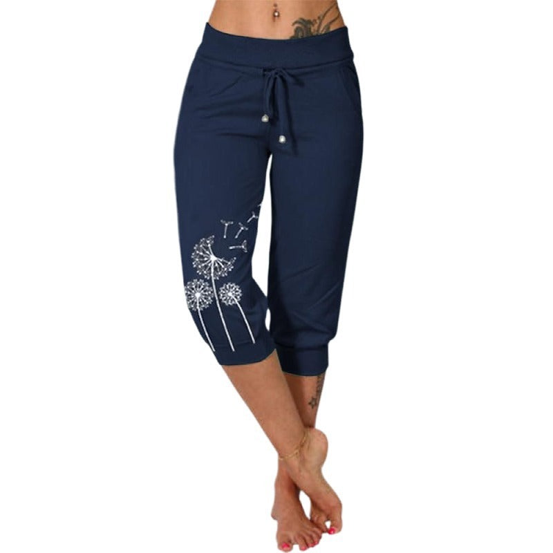 Sophie – Pantalons Amples à Taille Haute avec Cordon de Serrage