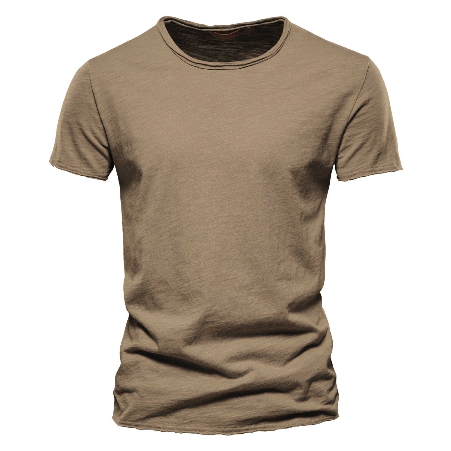Frank – T-shirt Slim en Coton Slub à Manches Courtes