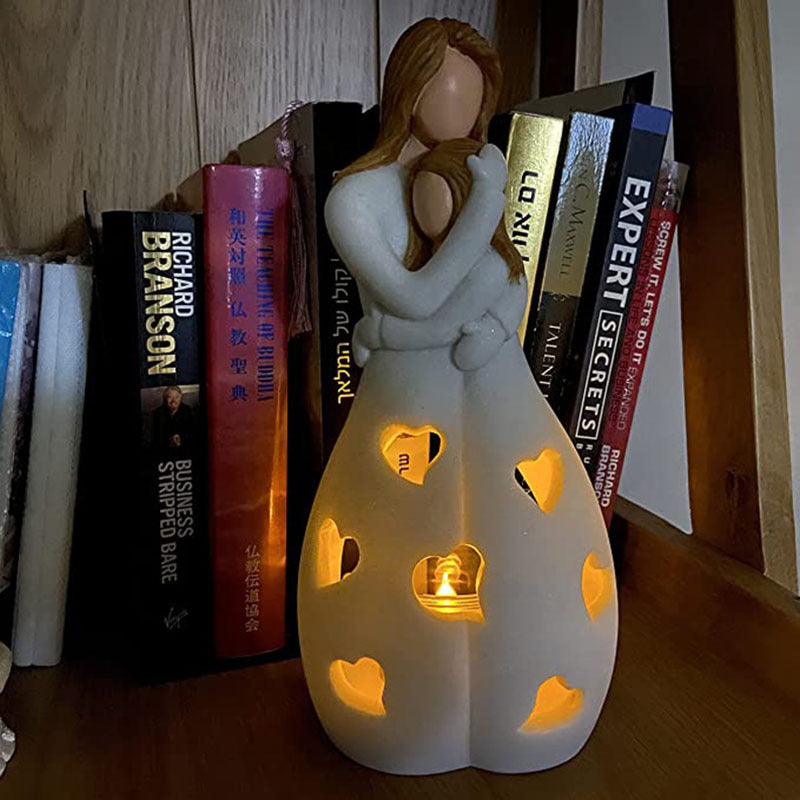 Cherish™ - Bougeoir Mère Fille avec Bougie LED