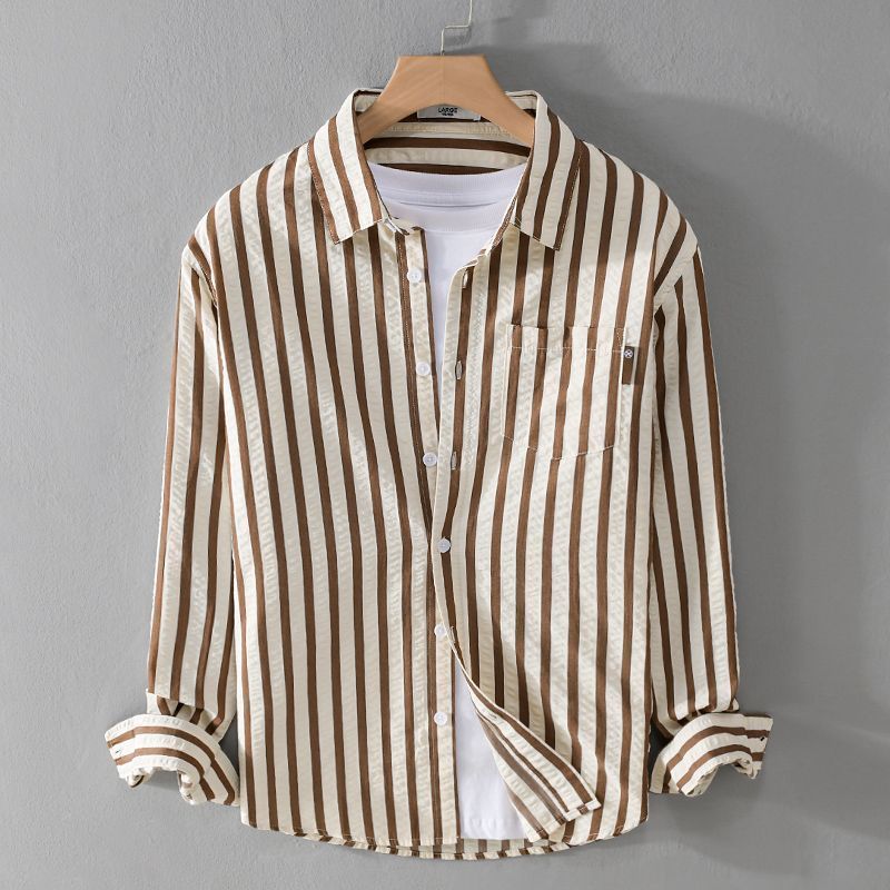 Jacob – Chemise Homme à Manches Longues Colorées