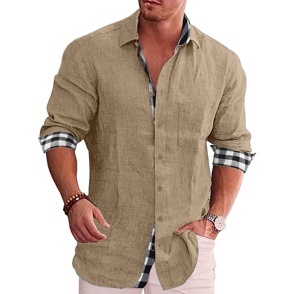 Toby – Chemise Homme à Manches Longues Décontractée