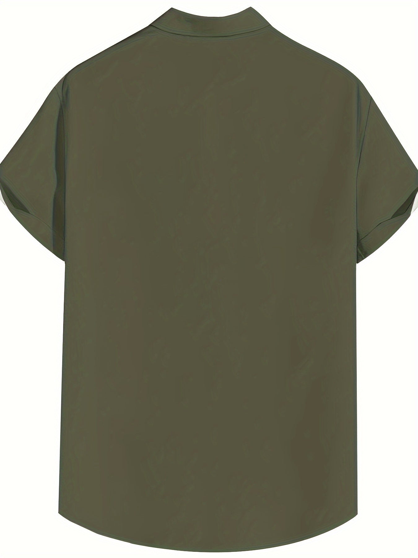 Chemise décontractée homme style bowling à rayures verticales manches courtes