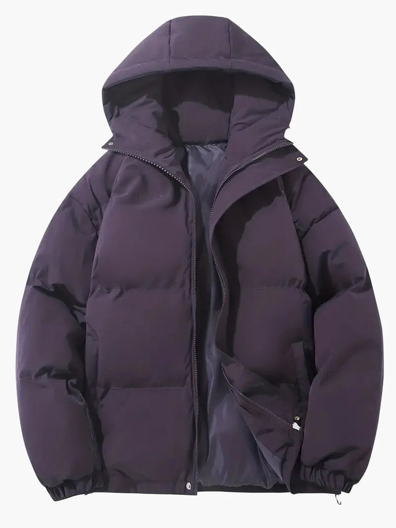Veste doudoune homme capuche style classique pour hiver – Élégance et chaleur urbaine