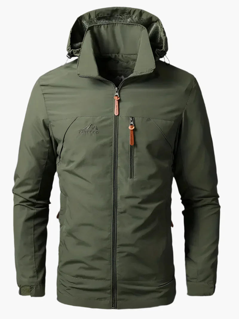 Veste Outdoor Homme Imperméable et Coupe-Vent – Idéale pour la Randonnée et les Activités Extérieures