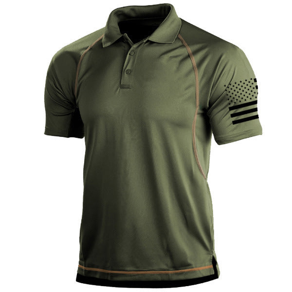 Jason – Polo à Manches Courtes avec Col et Style Asymétrique