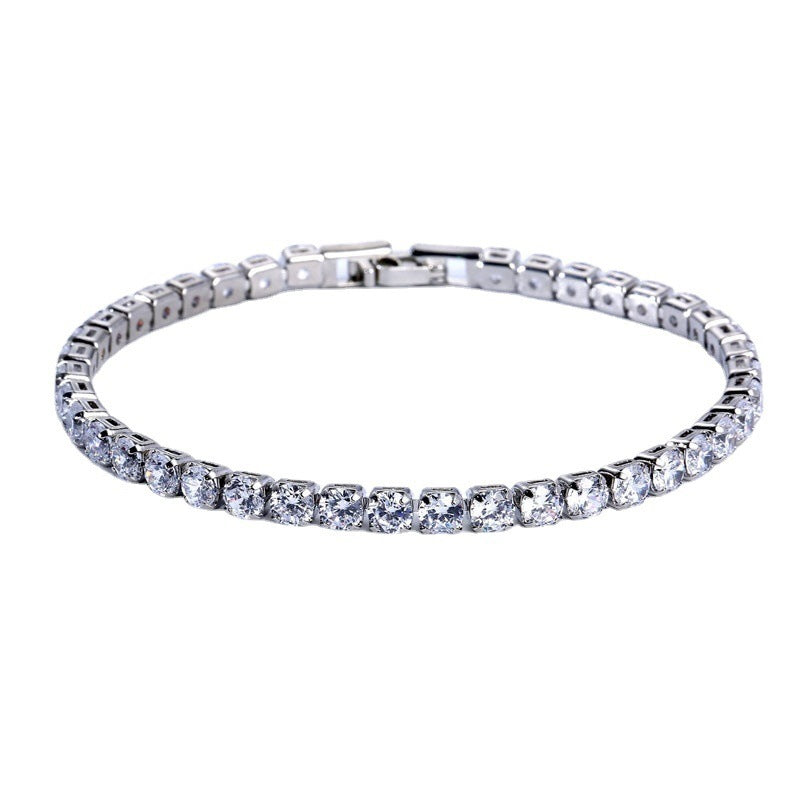 Tracy – Bracelet en Zircon avec Design Géométrique