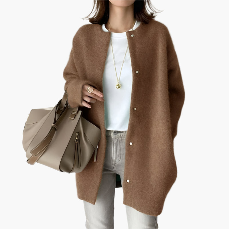 Gilet Cardigan Femme Style Décontracté Élégant pour Tenues Quotidiennes