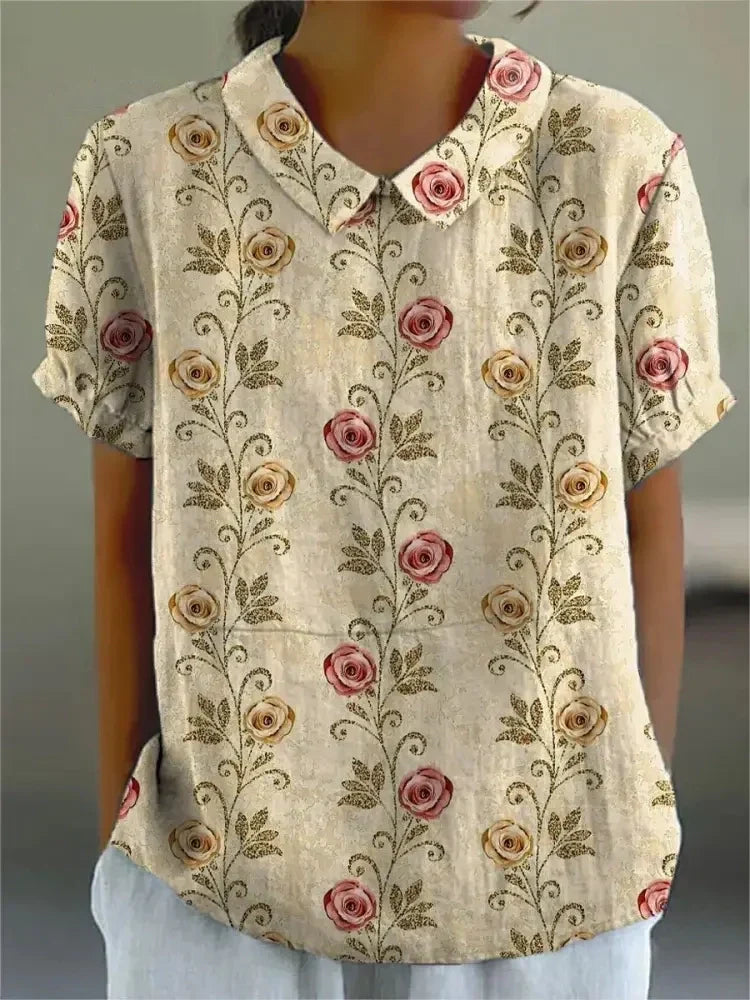 Therese™ - Blouse à Imprimé Floral