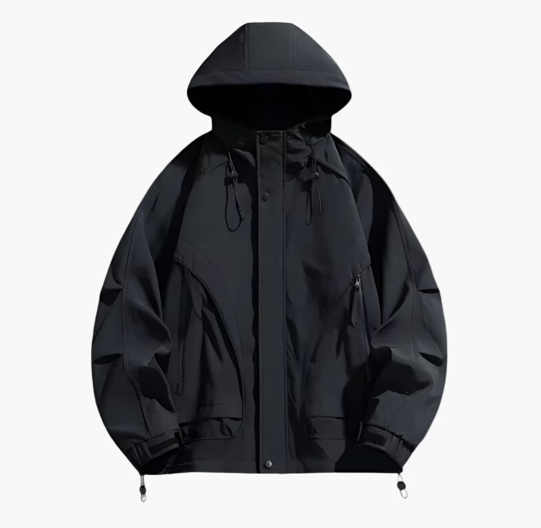 Veste coupe-vent imperméable homme style urbain outdoor