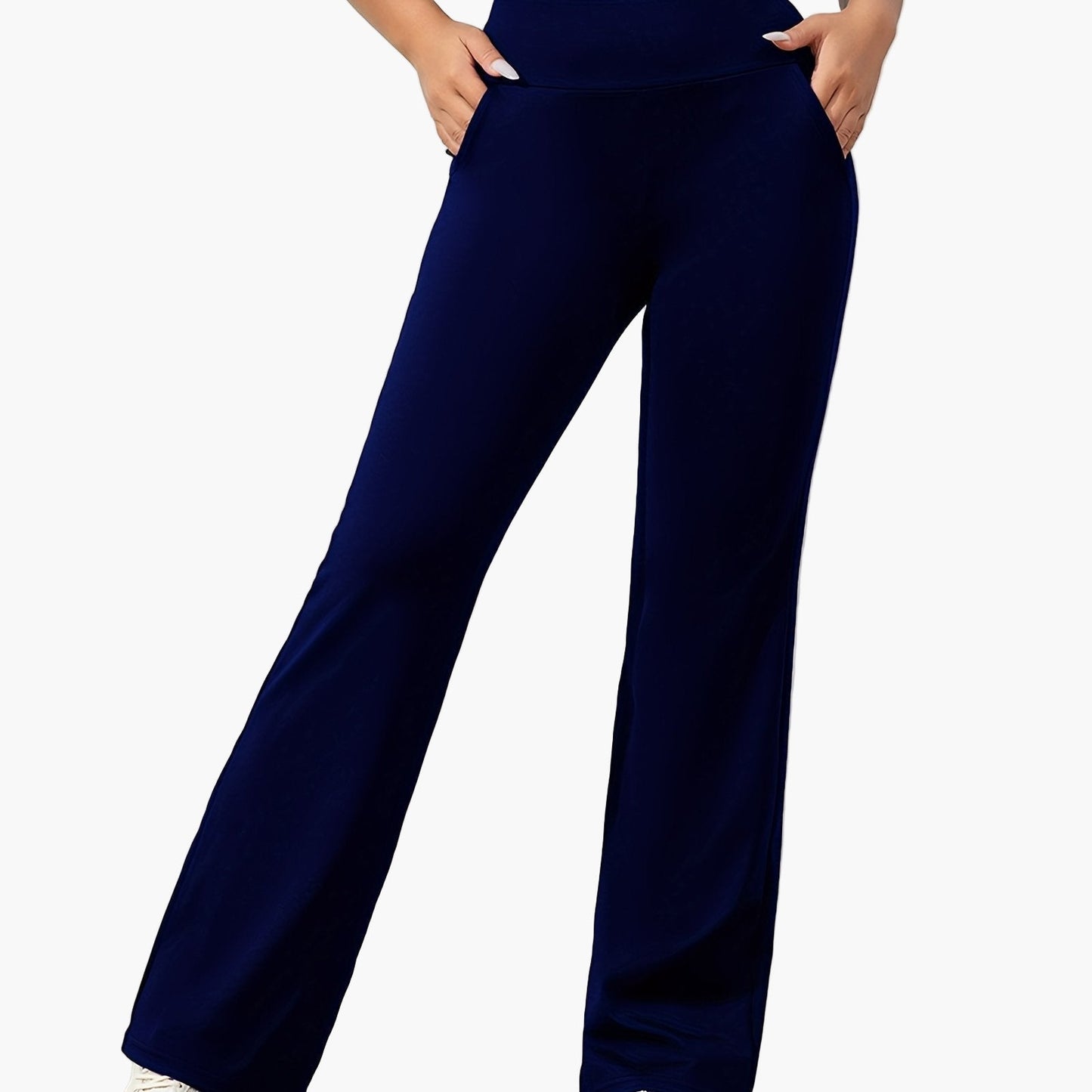 Pantalon évasé de yoga femme style moderne pour sport et détente