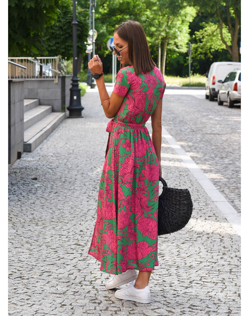 Janet – Robe de Plage Imprimée à la Mode