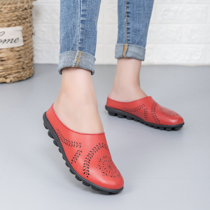 Sara – Chaussures Casual en Cuir Vegan Uni pour Femme