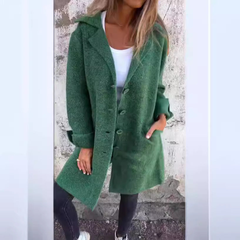 Tracy – Cardigan Long à Poches Style Décontracté pour Femmes