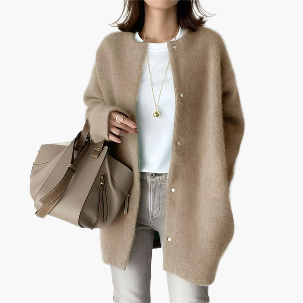 Gilet Cardigan Femme Style Décontracté Élégant pour Tenues Quotidiennes