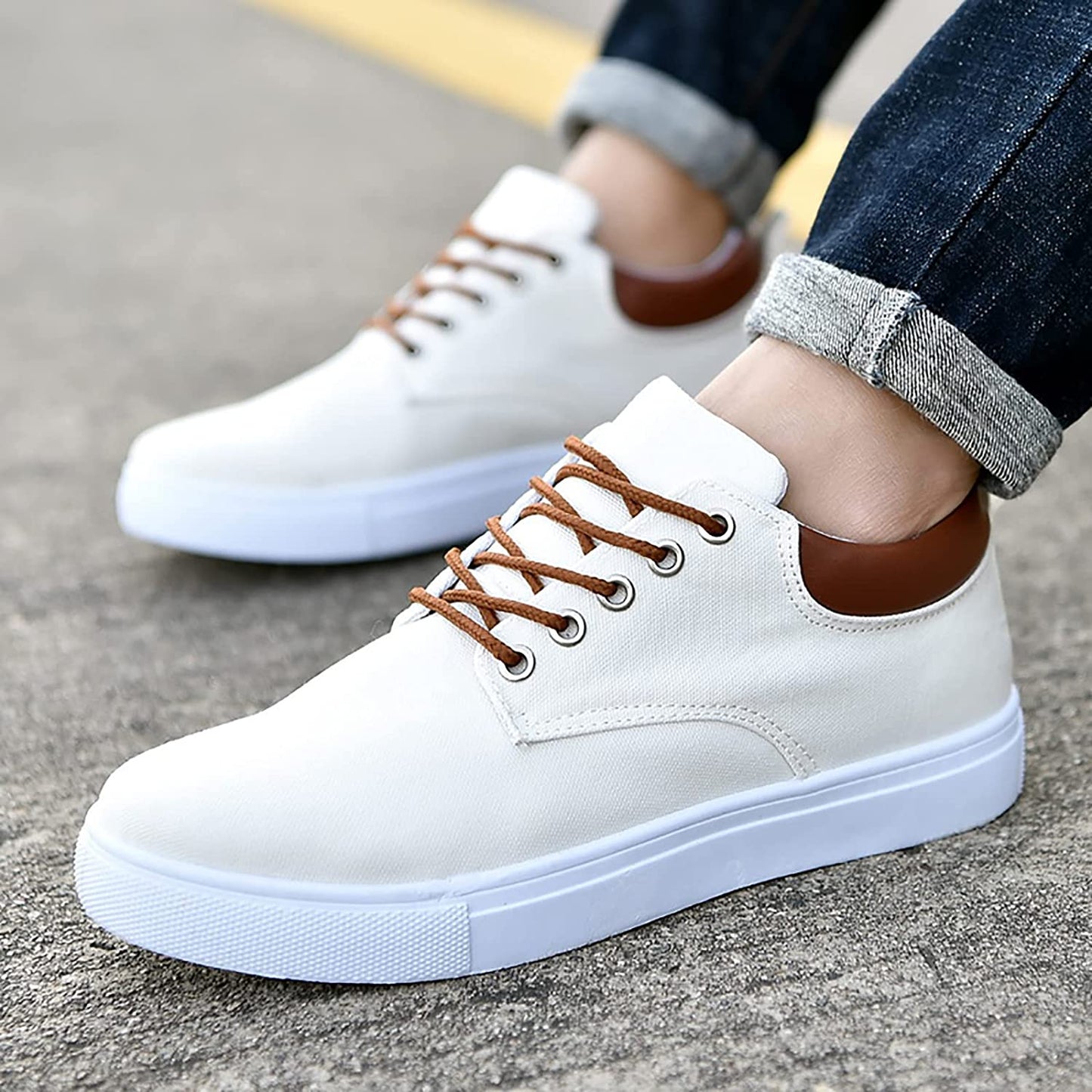 Sneakers décontractées homme style urbain polyvalent pour toutes occasions