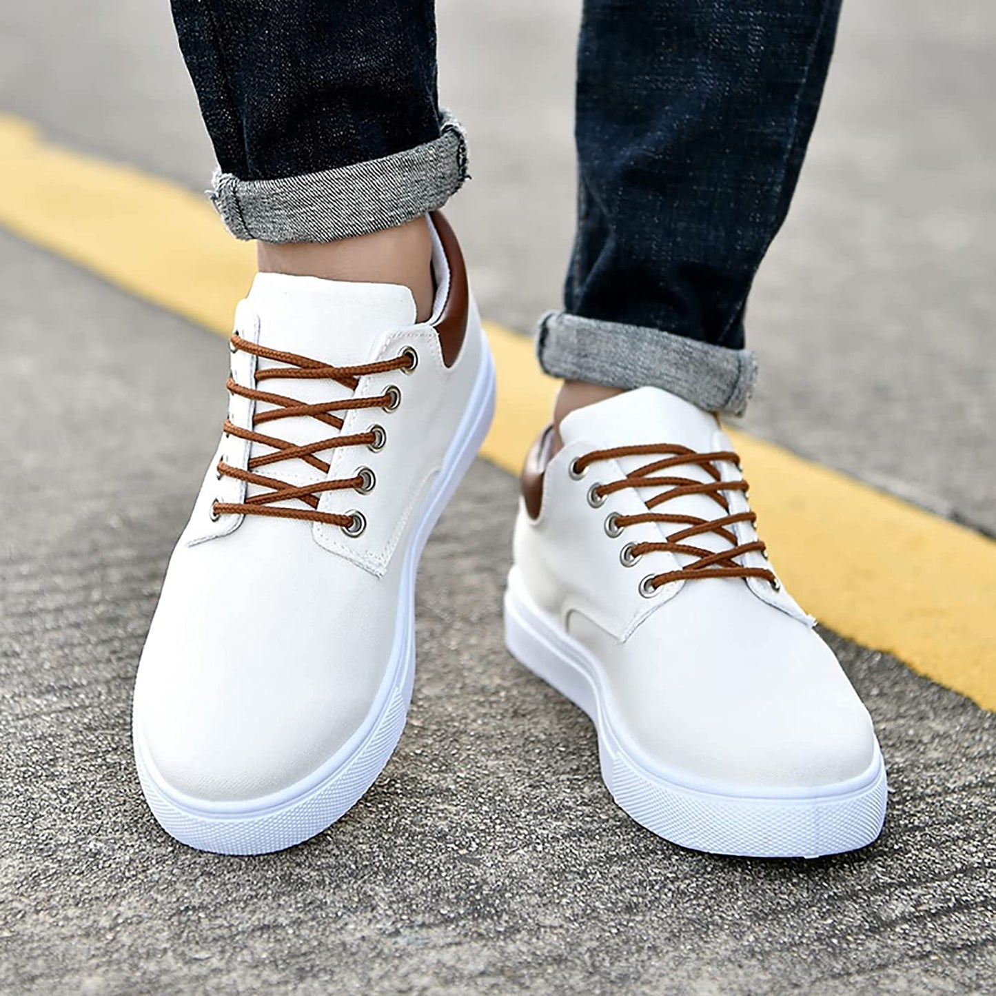 Sneakers décontractées homme style urbain polyvalent pour toutes occasions