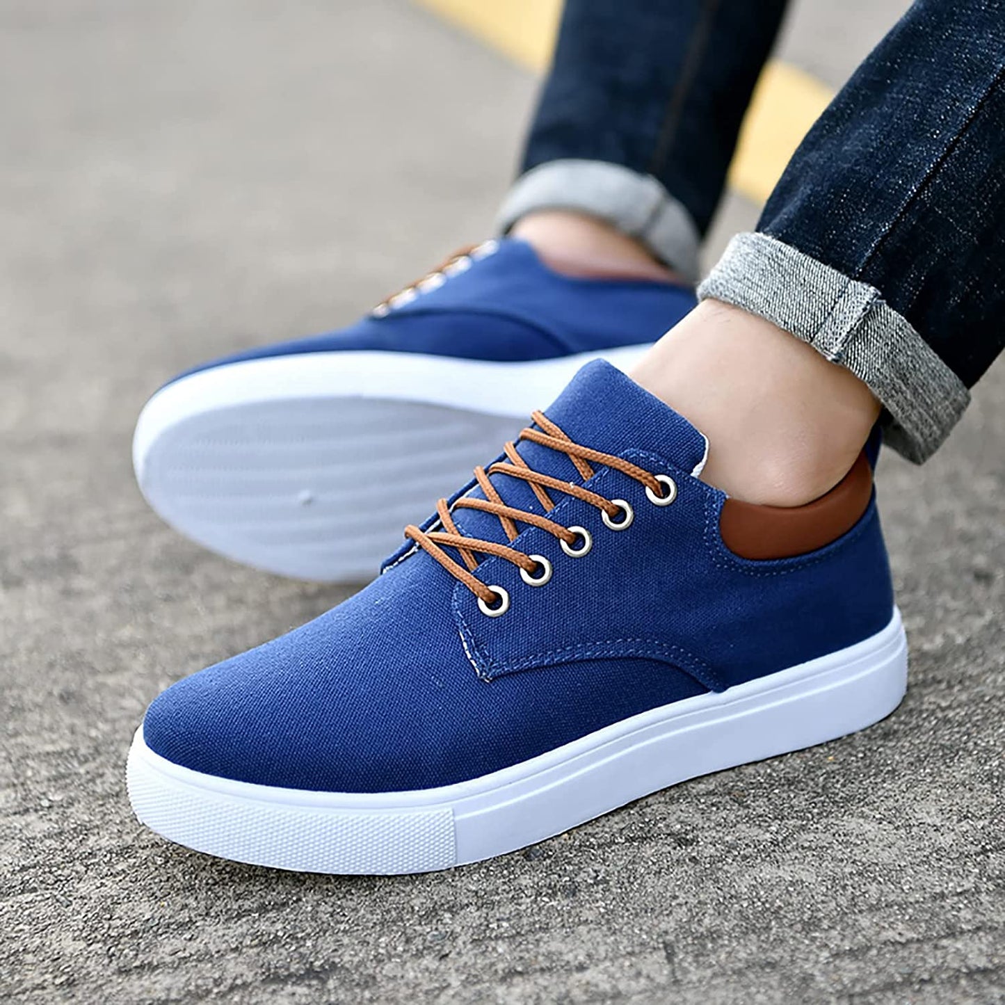 Sneakers décontractées homme style urbain polyvalent pour toutes occasions