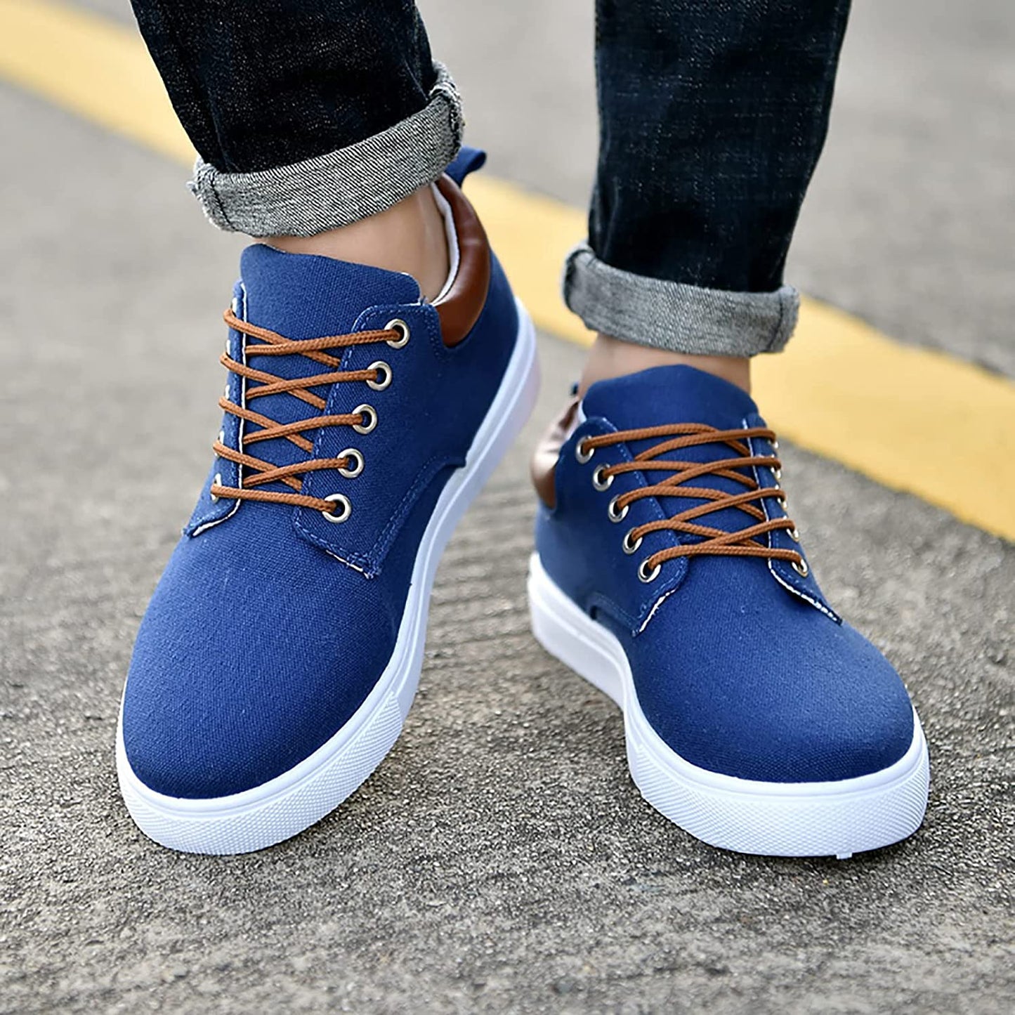 Sneakers décontractées homme style urbain polyvalent pour toutes occasions