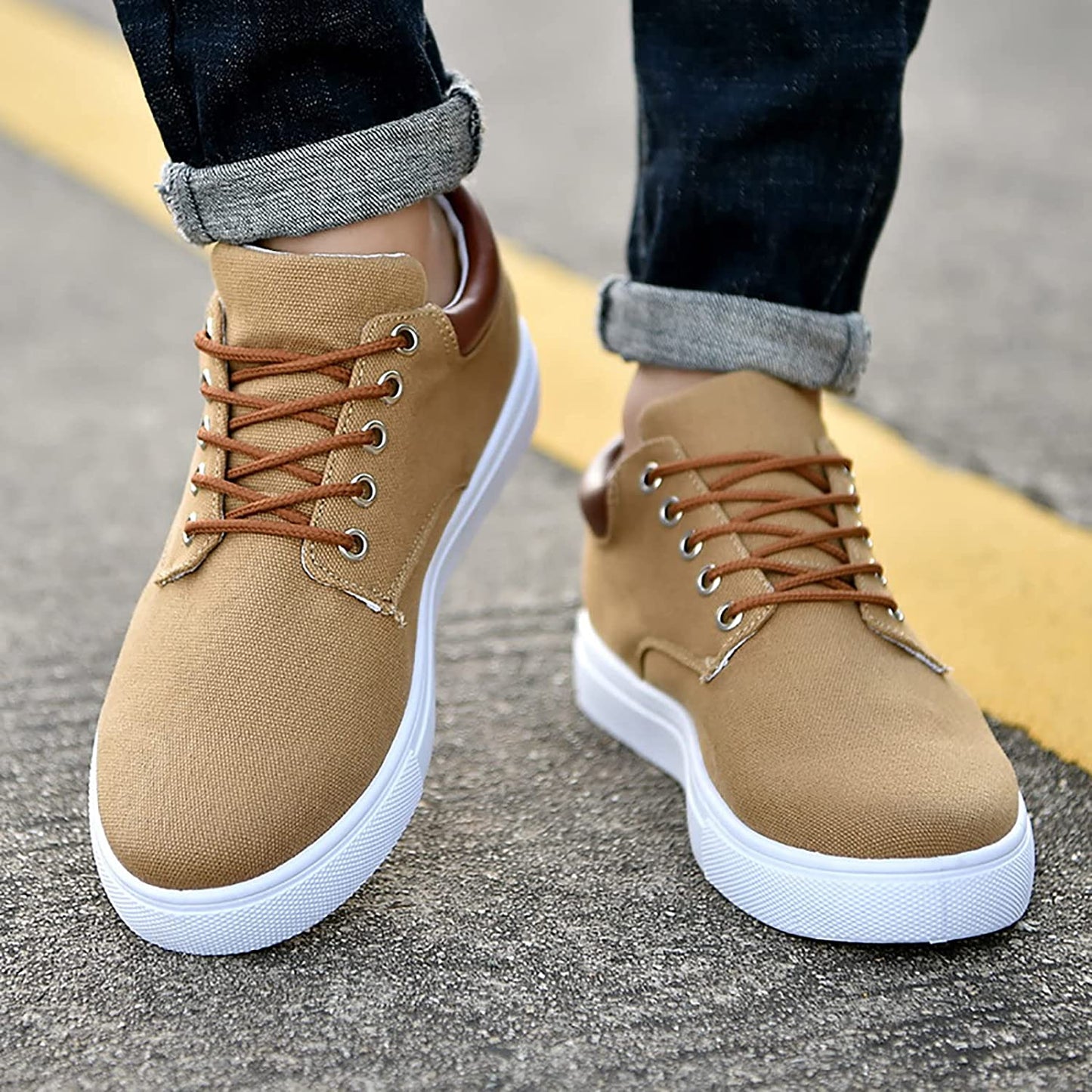 Sneakers décontractées homme style urbain polyvalent pour toutes occasions