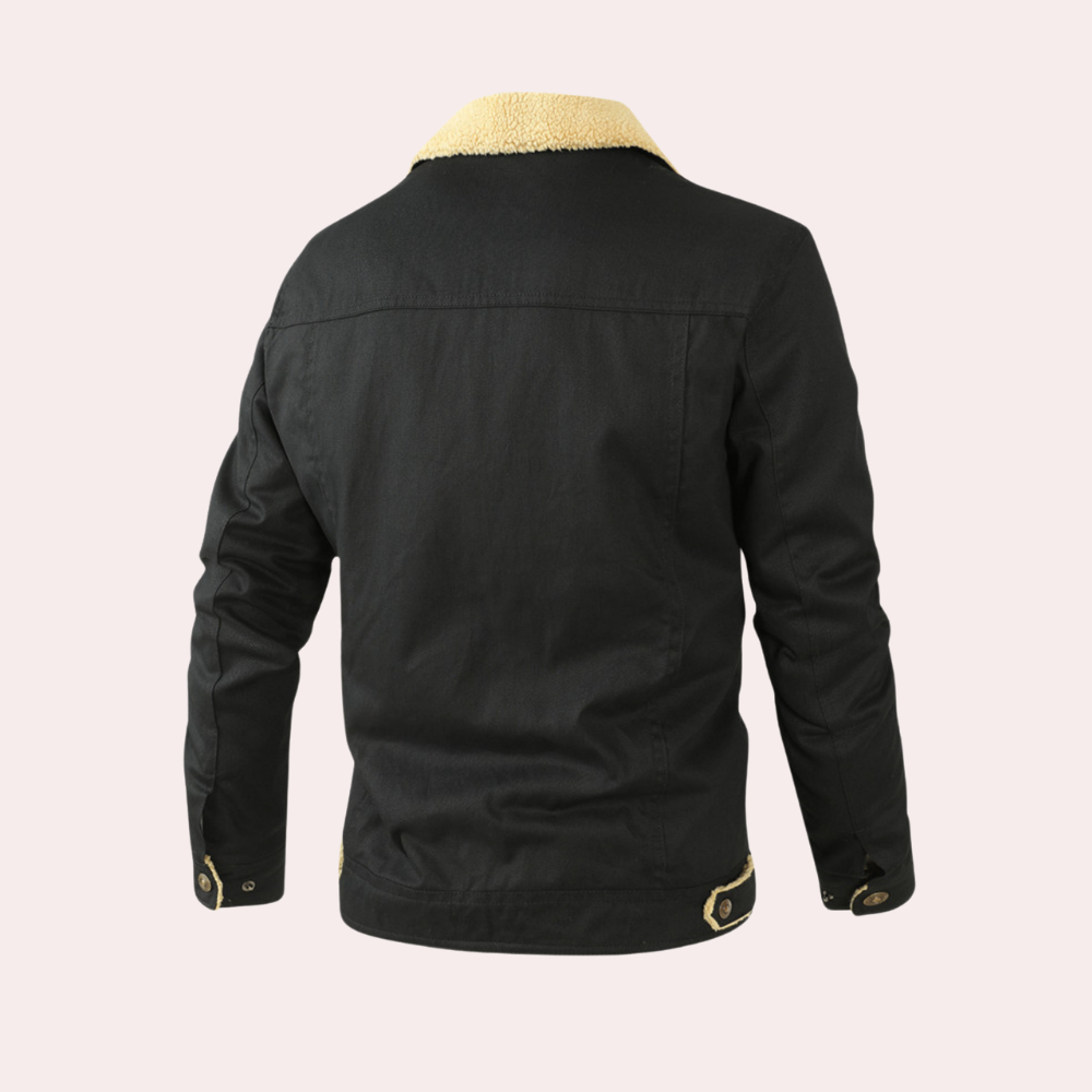 Veste Bomber Vintage Hiver pour Homme - Style Classique et Confort Quotidien