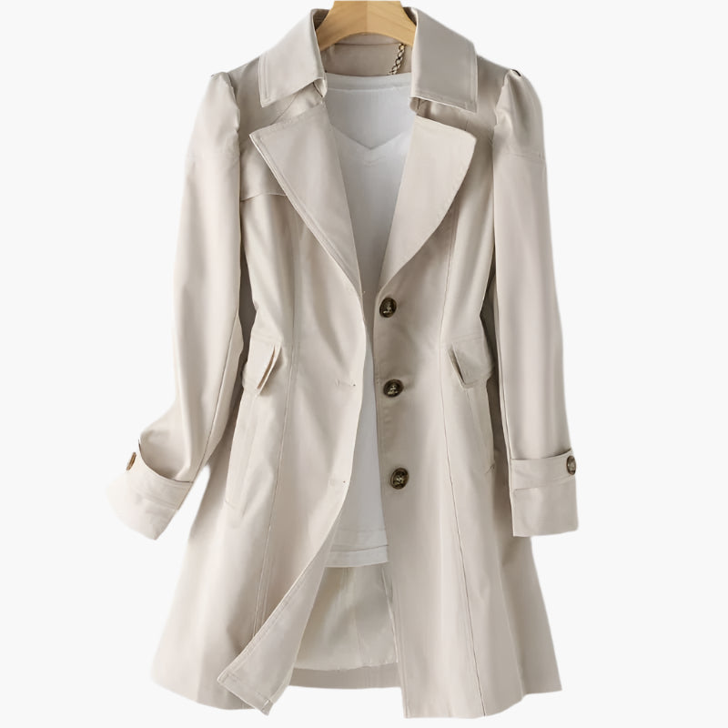 Trench-coat femme élégant et polyvalent pour toutes occasions – style moderne intemporel