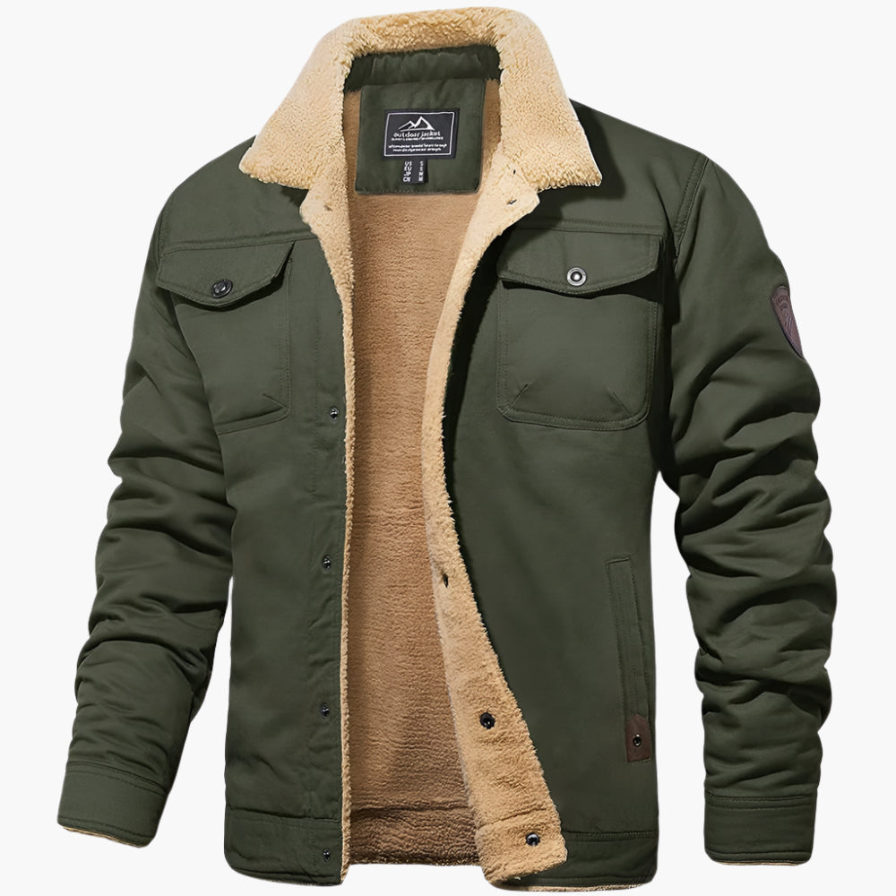 Veste Bomber Vintage Hiver pour Homme - Style Classique et Confort Quotidien