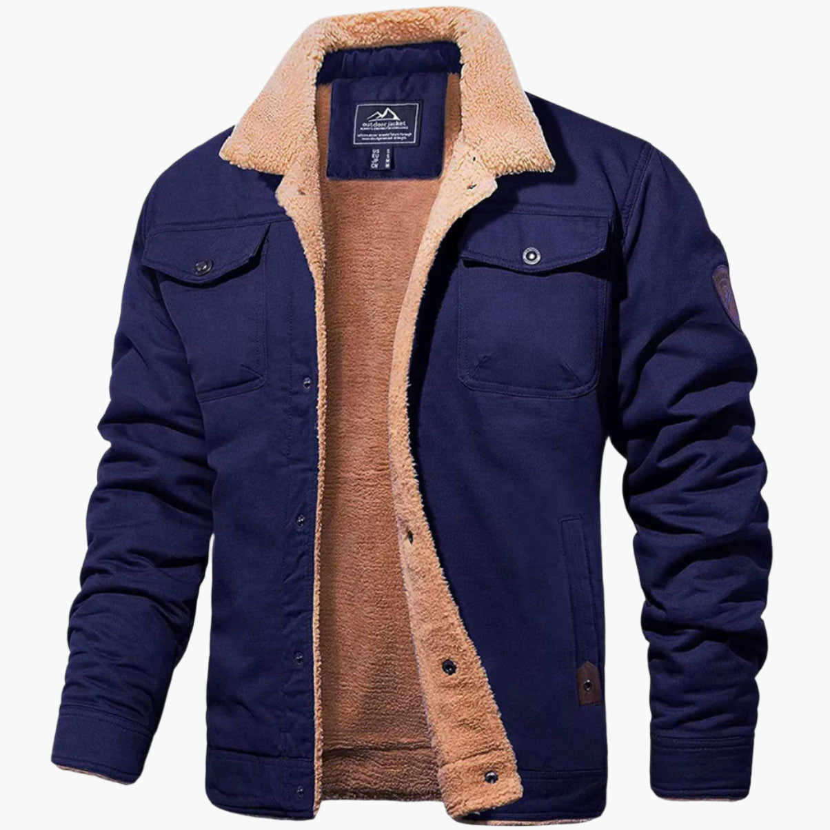 Veste Bomber Vintage Hiver pour Homme - Style Classique et Confort Quotidien